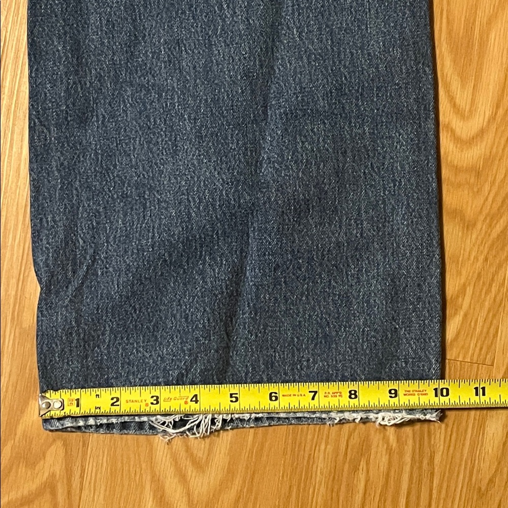 Hollister Distressed Low-Rise Baggy Jeans, size 6s w28 short - Picture 7 of 7